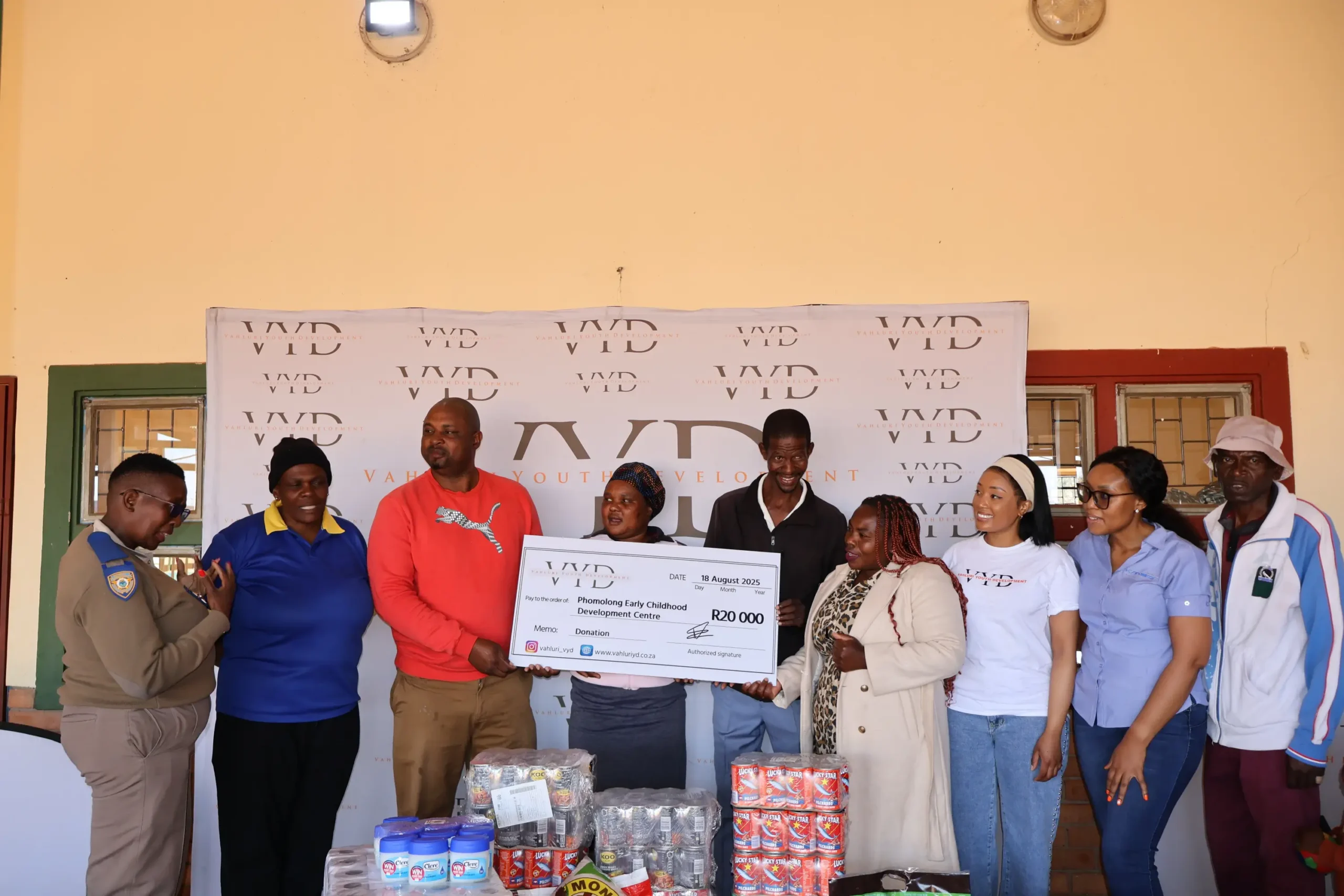 EARLY CHILDHOOD DEVELOPMENT DONATION